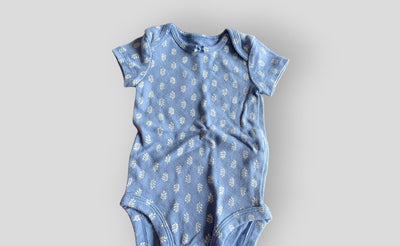 Carter's Blue Floral Onesie (3M)