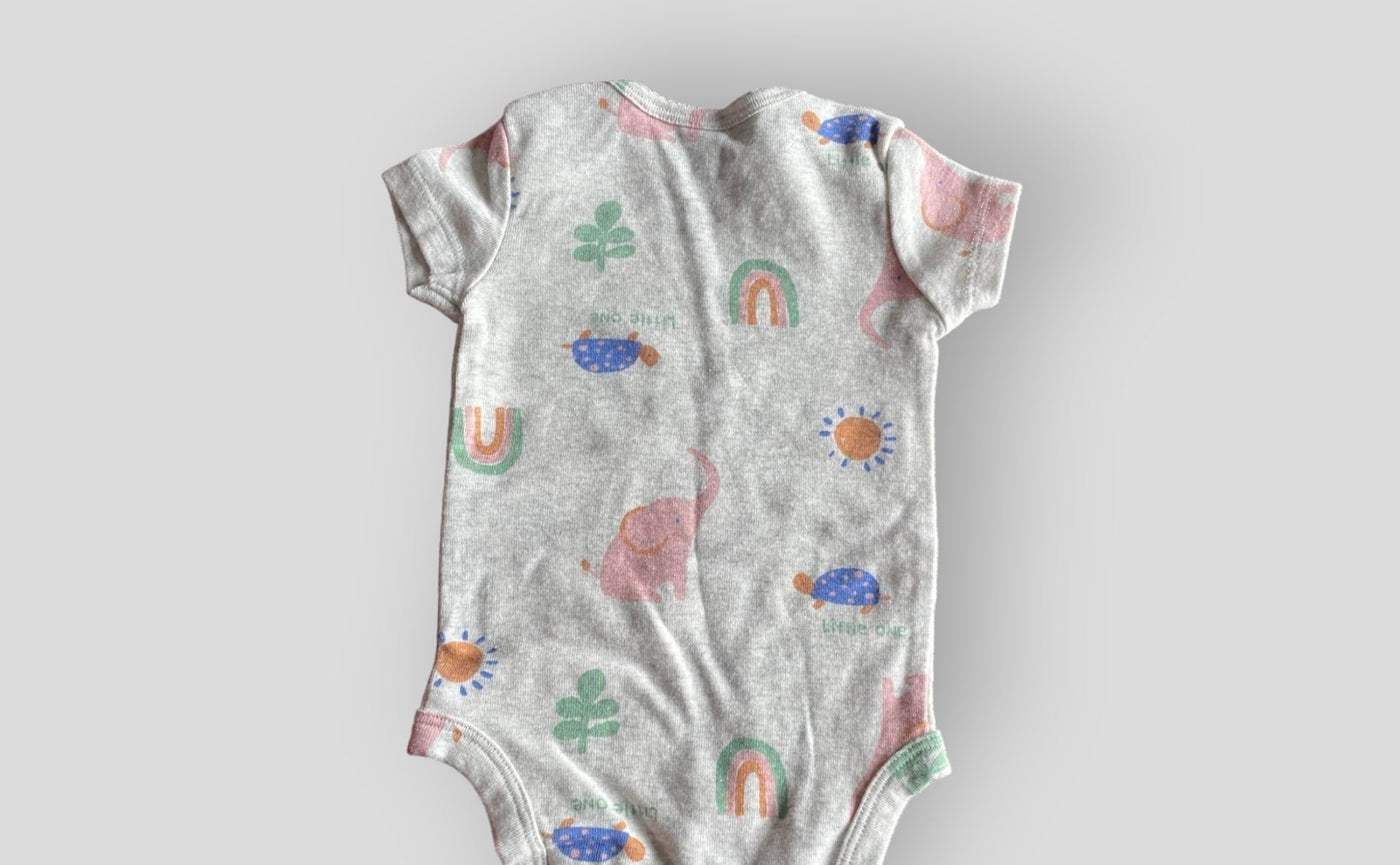 Carter's Grey Turtle Onesie (3M)