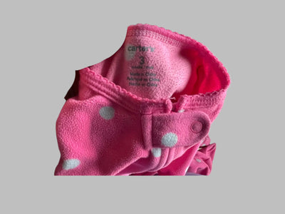 Carter's Pink Polka dot Sleeper (3M)