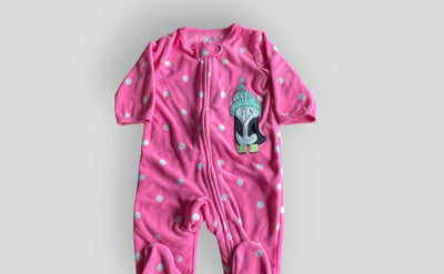 Carter's Pink Polka dot Sleeper (3M)