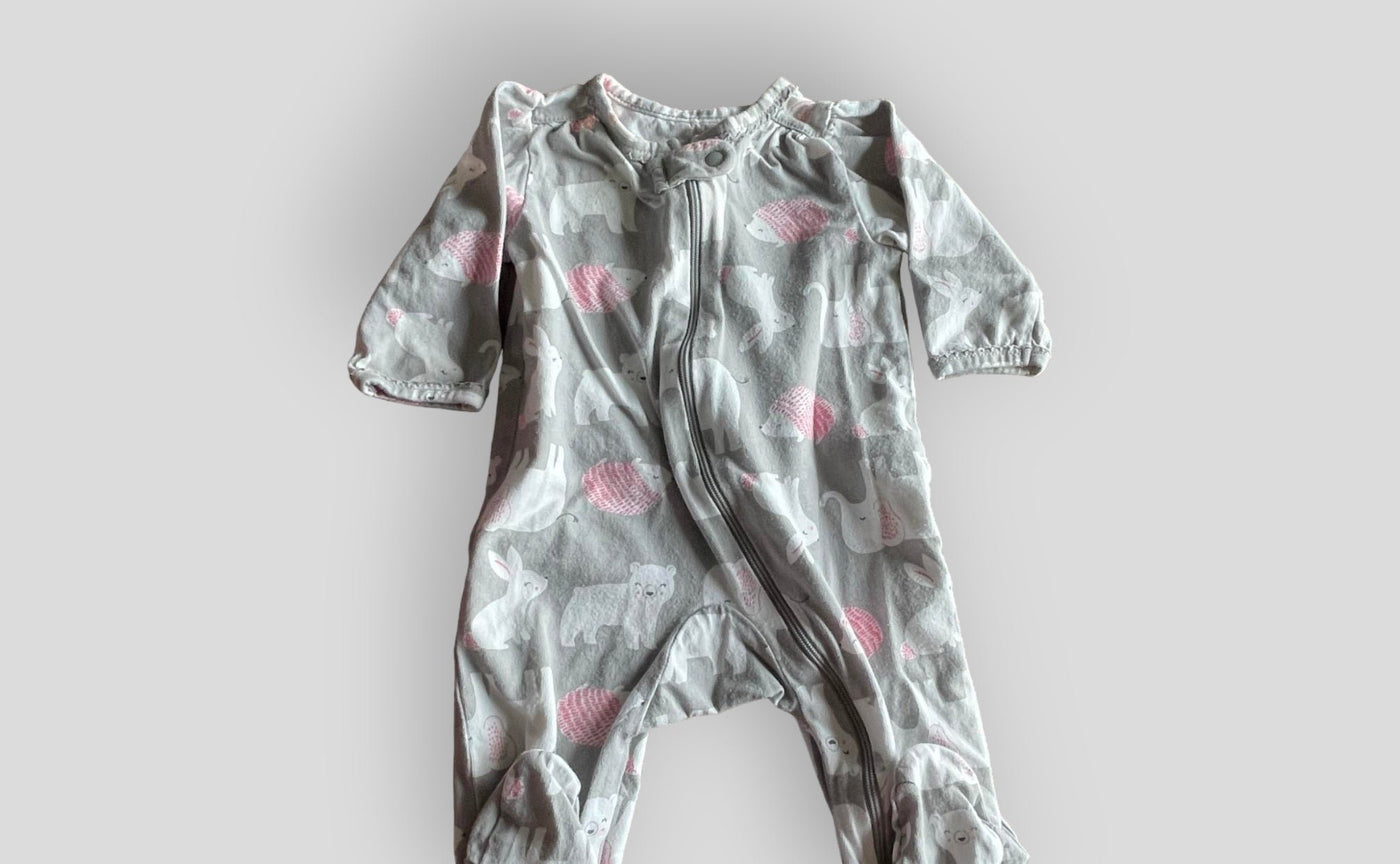 Just One You Grey Elephant Onesie (3M)