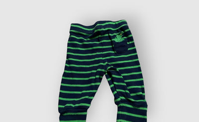 Just One You Green Striped Pants (3M)