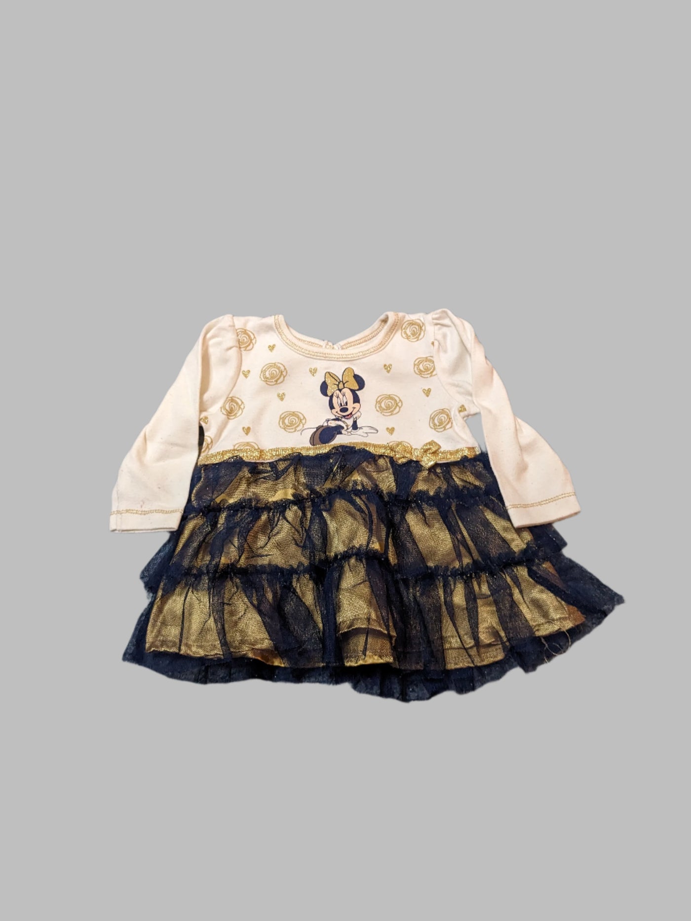 Disney 3-6 Gold Dress