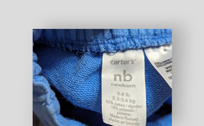 Carter's Blue Pants with a Ducky (NB)