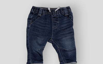 Cat & Jack Blue Jean with grey cuff (3M)