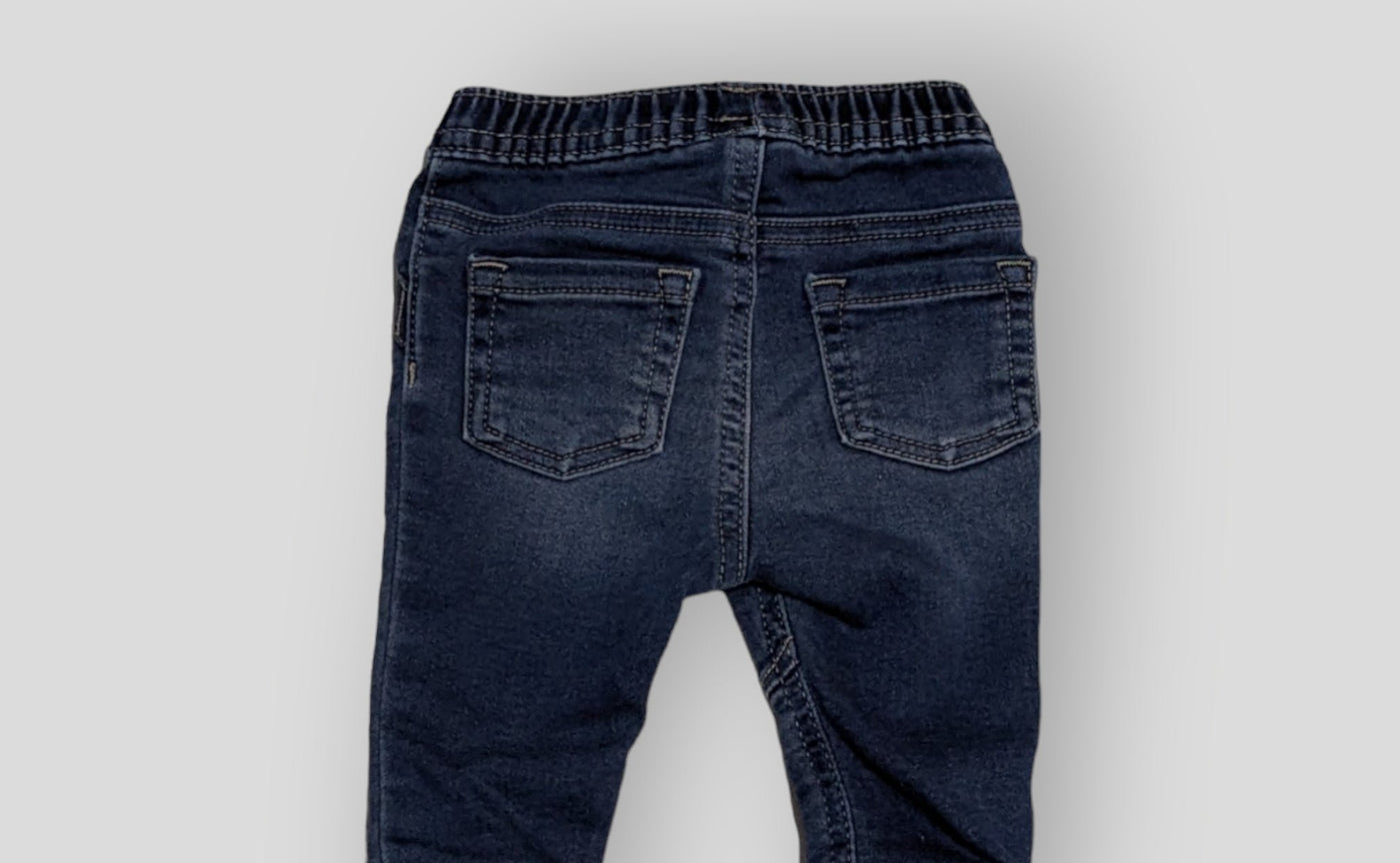 Cat & Jack Blue Jean with grey cuff (3M)