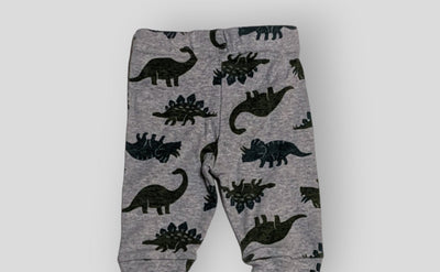 Just One You Grey Dinosaur Pants (3M)