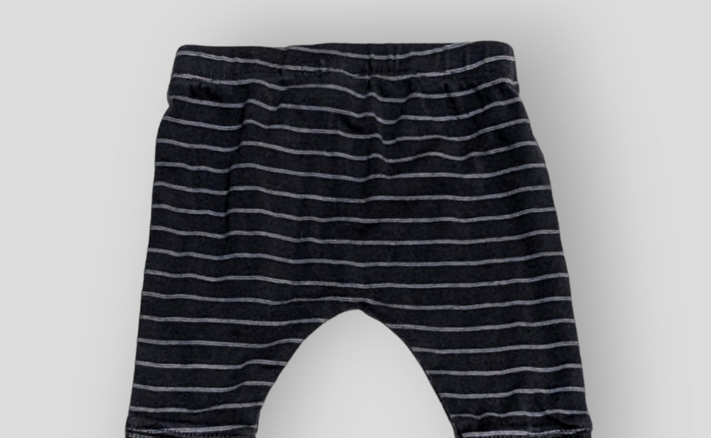 Carter's Black Stripped Pants (3M)