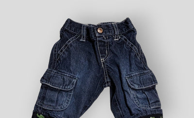 Gymboree Blue Jean Cargo Pants (3M)