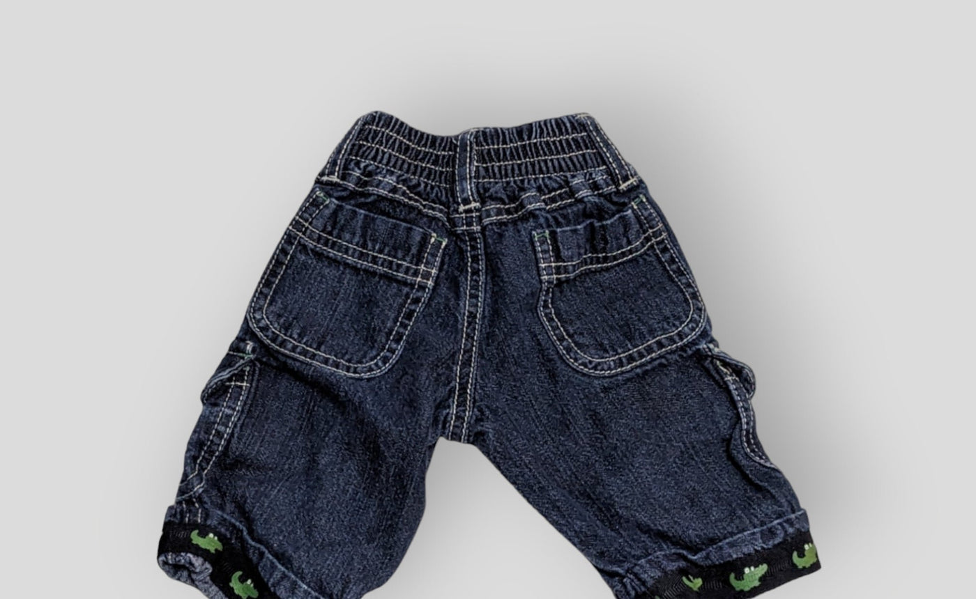 Gymboree Blue Jean Cargo Pants (3M)