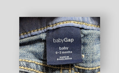 Baby Gap Blue Jeans with paint Splatter design (3M)