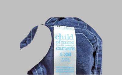 Child of Mine Blue Cargo Overall (3M)