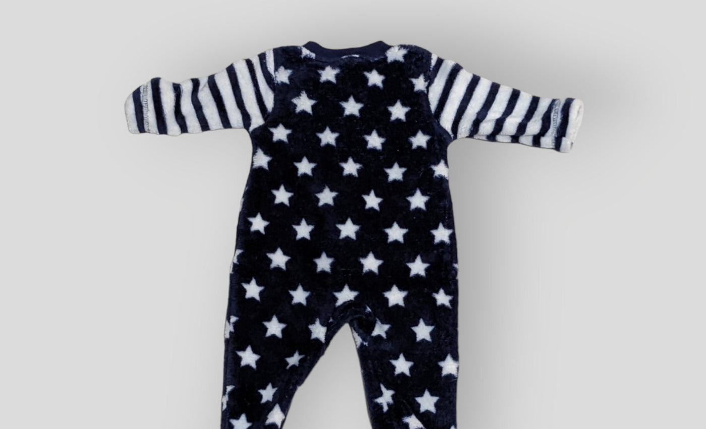 Swiggles Stars and Stripes Fleece Sleeper (3M)