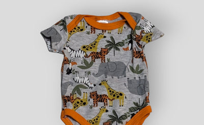 CJT Grey Jungle Onesie (3M)