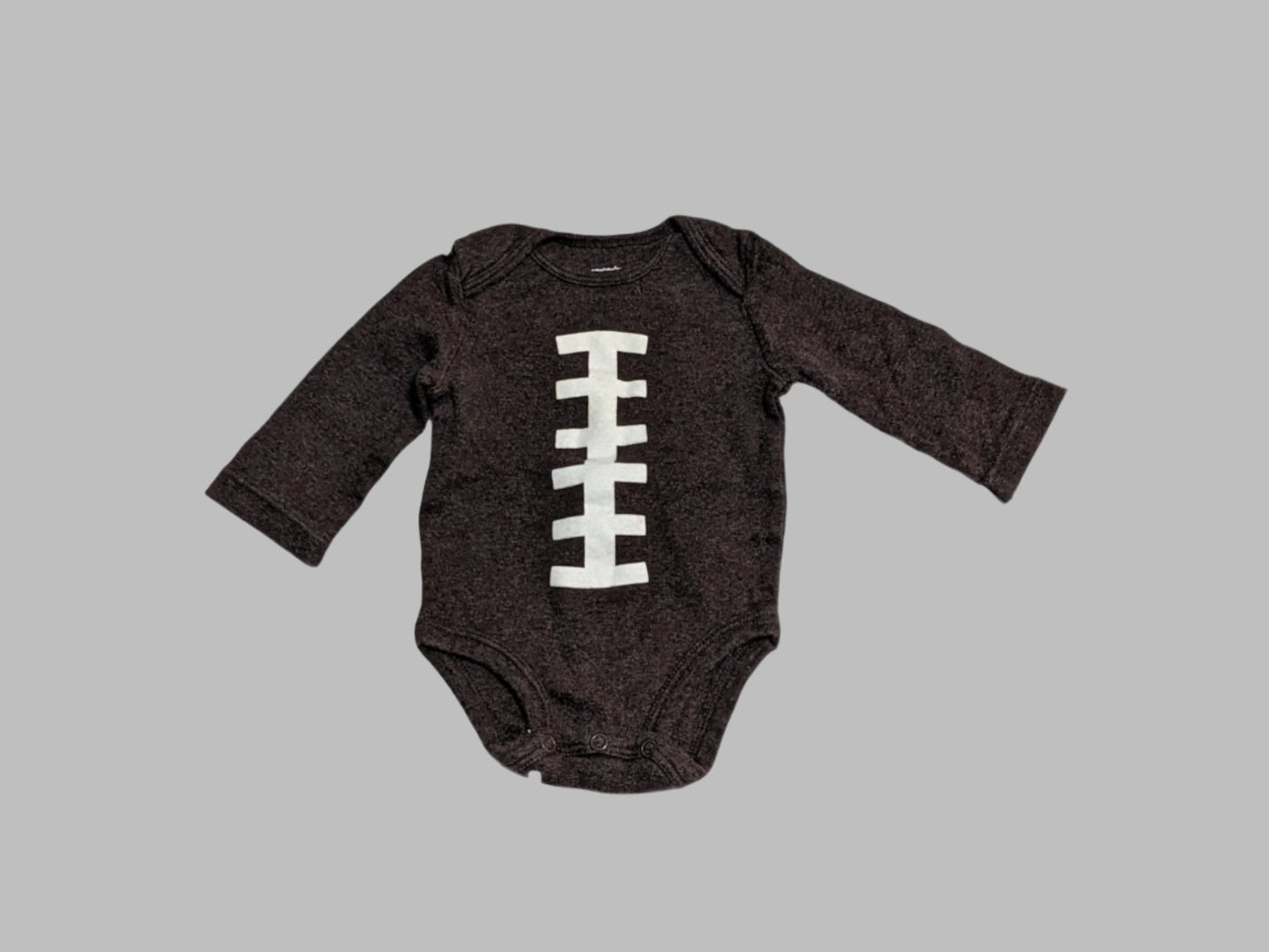 Carter's Brown Football Onesie (3M)