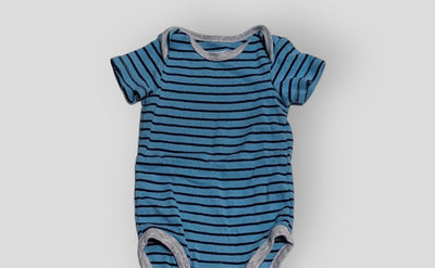 Carter's Blue Striped Onesie (3M)