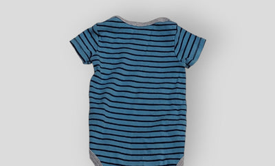 Carter's Blue Striped Onesie (3M)