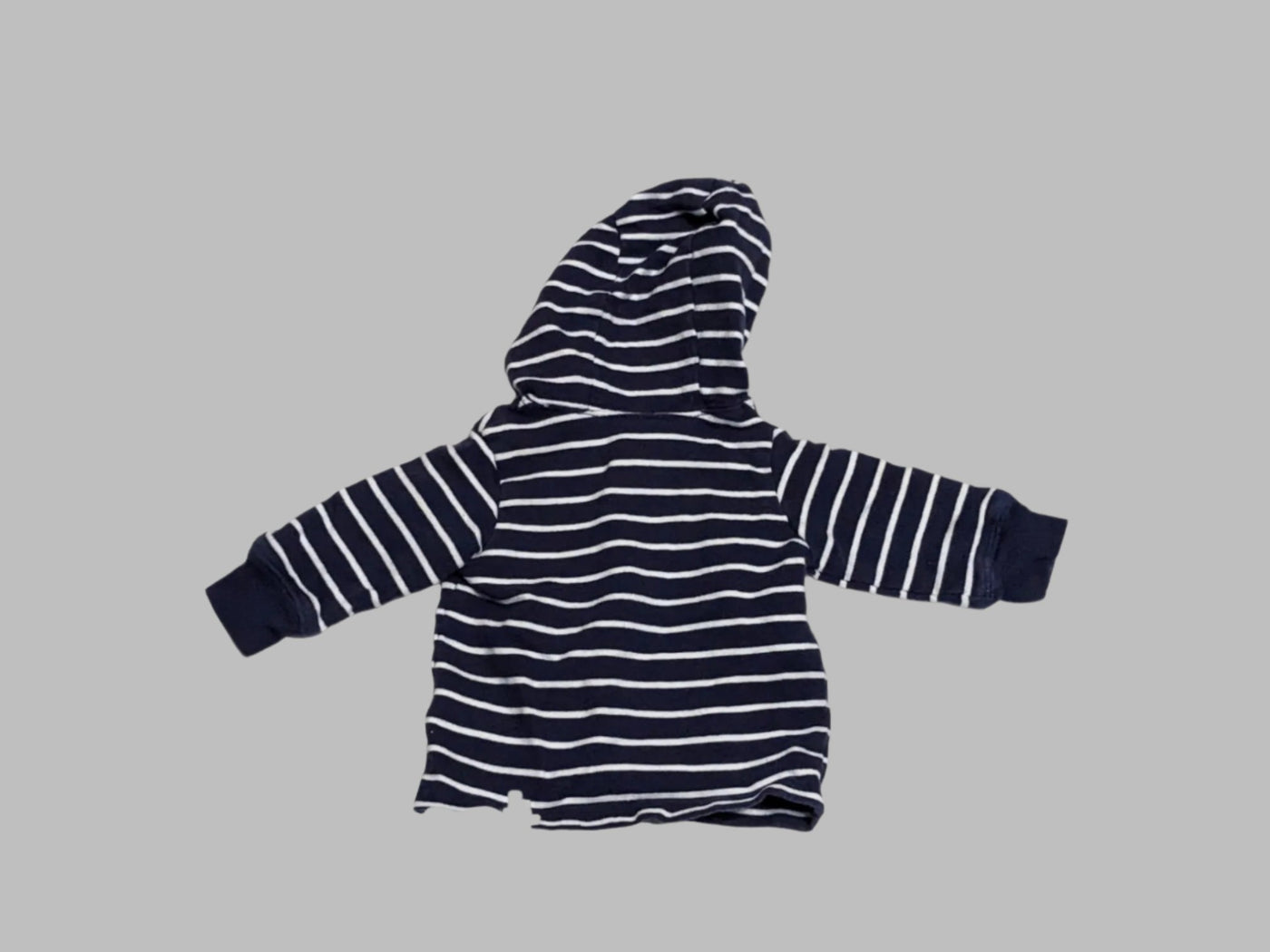 Carter's "Daddy's Team Captain" Blue and White Striped Pull Over Sweater (3M)