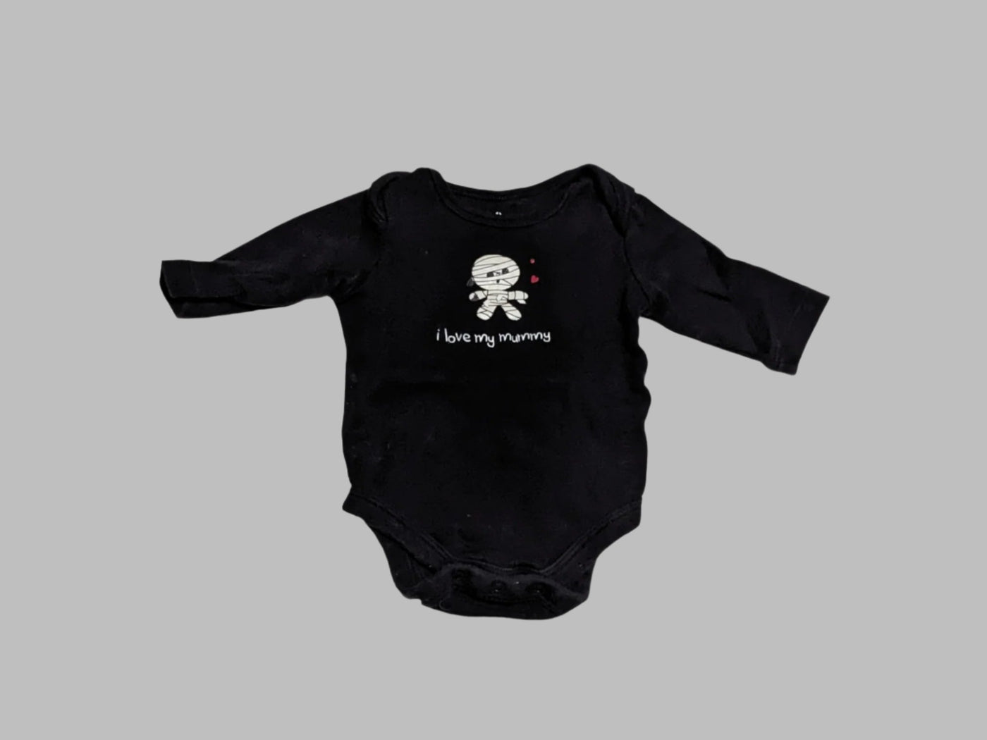 Black Mummy Onesie (3M)