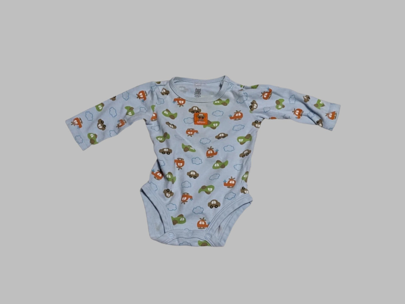 Carter's Blue Airplane Onesie (3M)