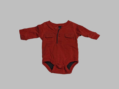 Baby Gap Red Long Sleeve onesie (3M)