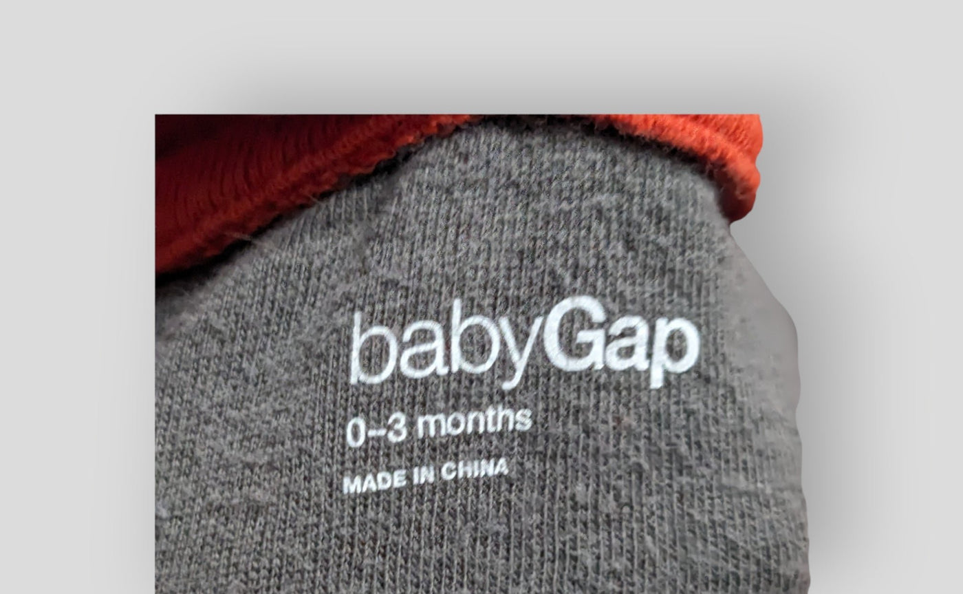 Baby Gap Red Long Sleeve onesie (3M)