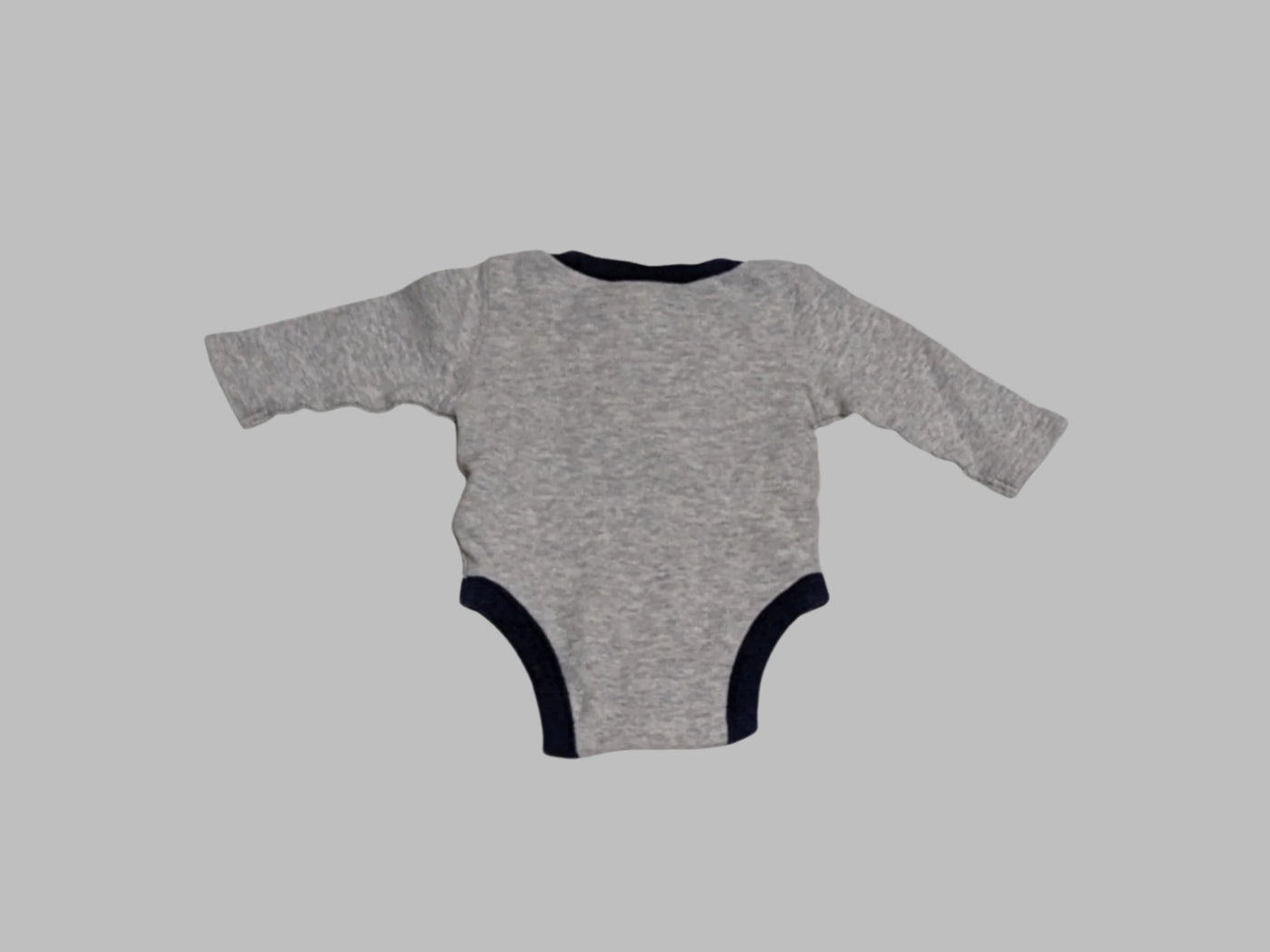 Old Navy Black and Grey long sleeve Onesie (3M)