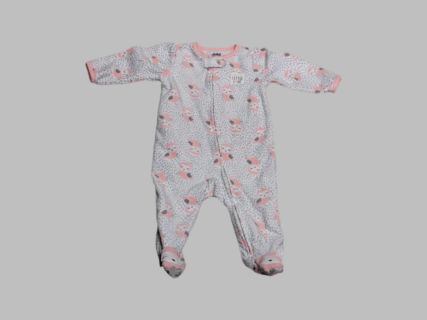 Child Of Mine Pink Owl Sleeper (6M)