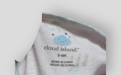 Cloud Island White Bee Sleeper (6M)