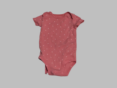 Just One You Pink Floral Onesie (6M)