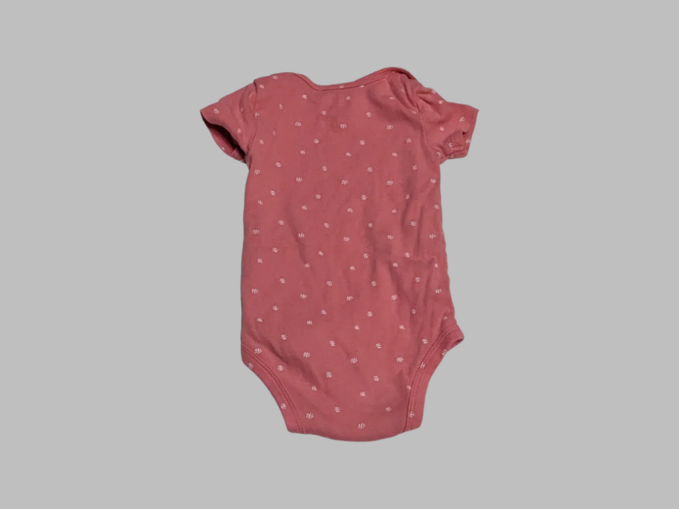 Just One You Pink Floral Onesie (6M)