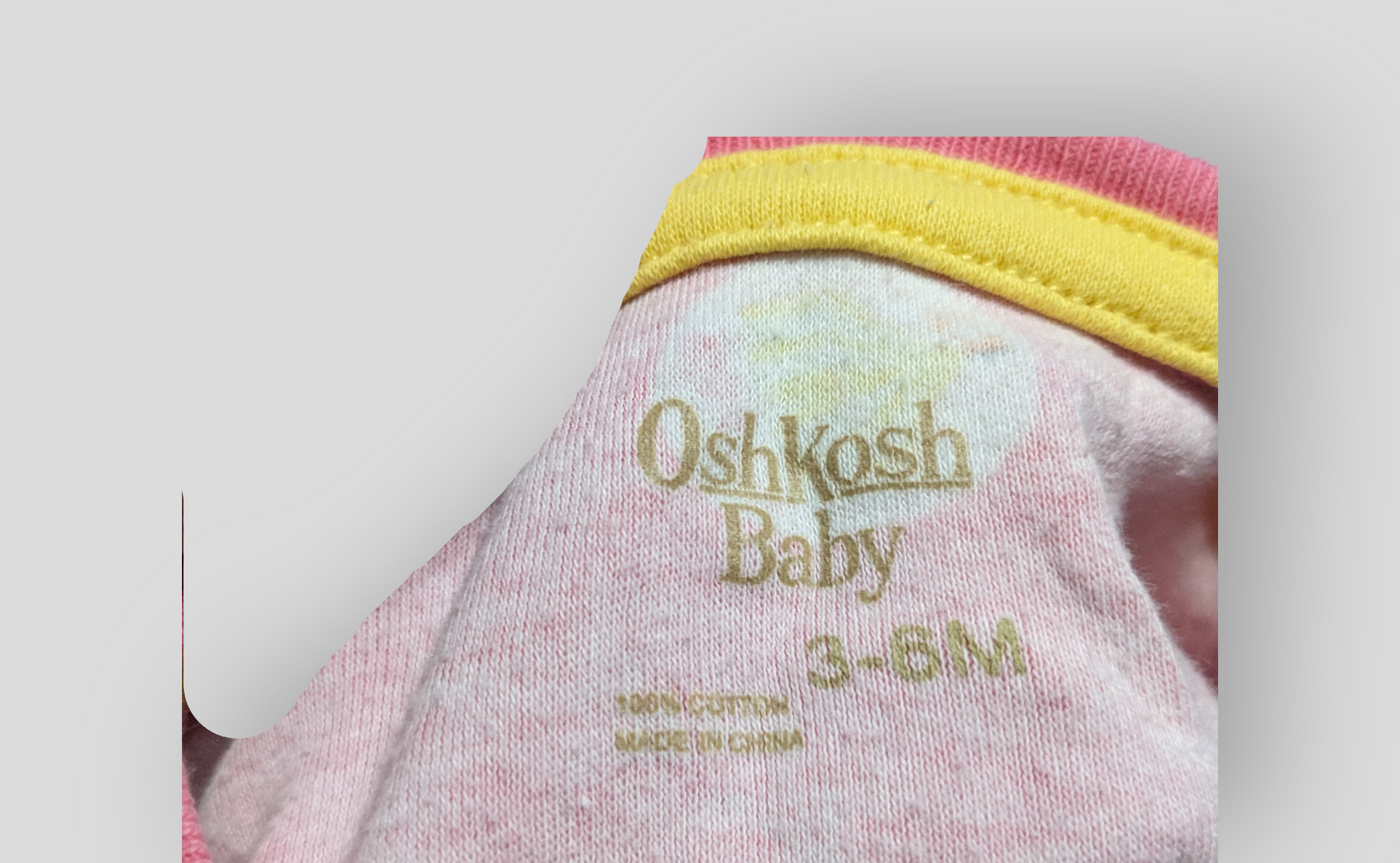 Osh Gosh Bigosh Pink Flamingo Sleeper (3-6M)