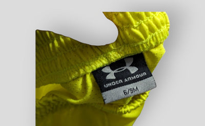 Yellow Under Armour Shorts (6-9M)