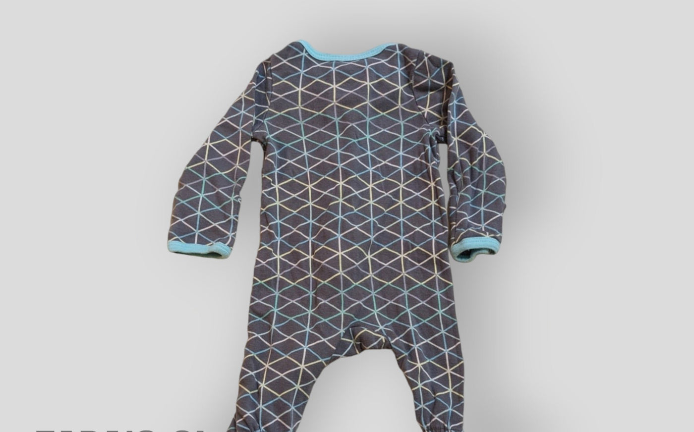 Cloud Island Grey Geometric Shape Sleeper (NB)