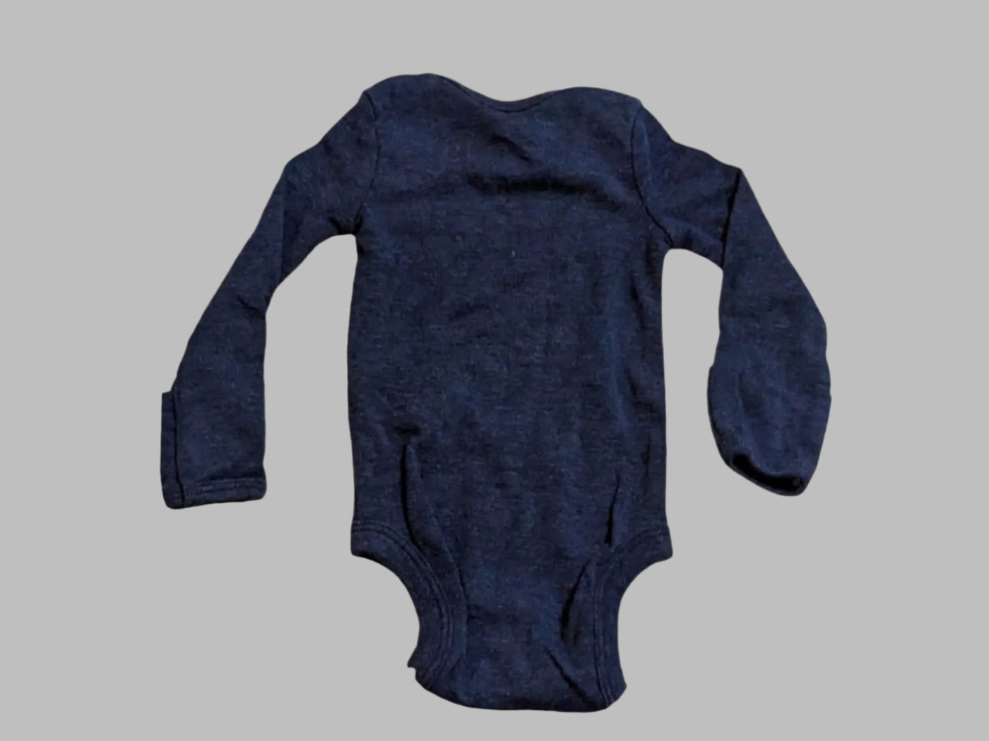 Carter's Blue Long Sleeve Onesie (NB)