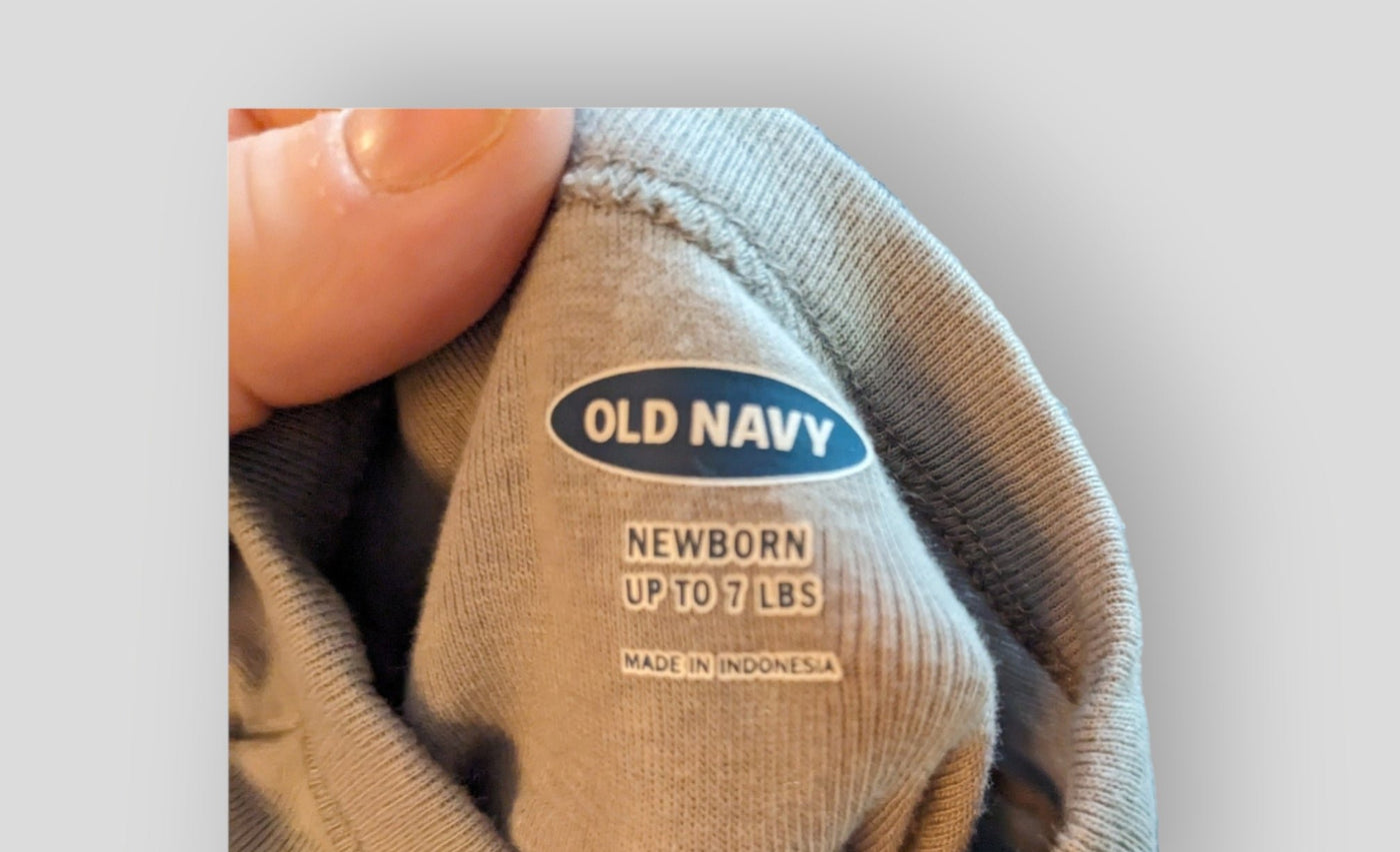 Old Navy Grey Sleeper (NB)