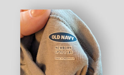 Old Navy Grey Sleeper (NB)