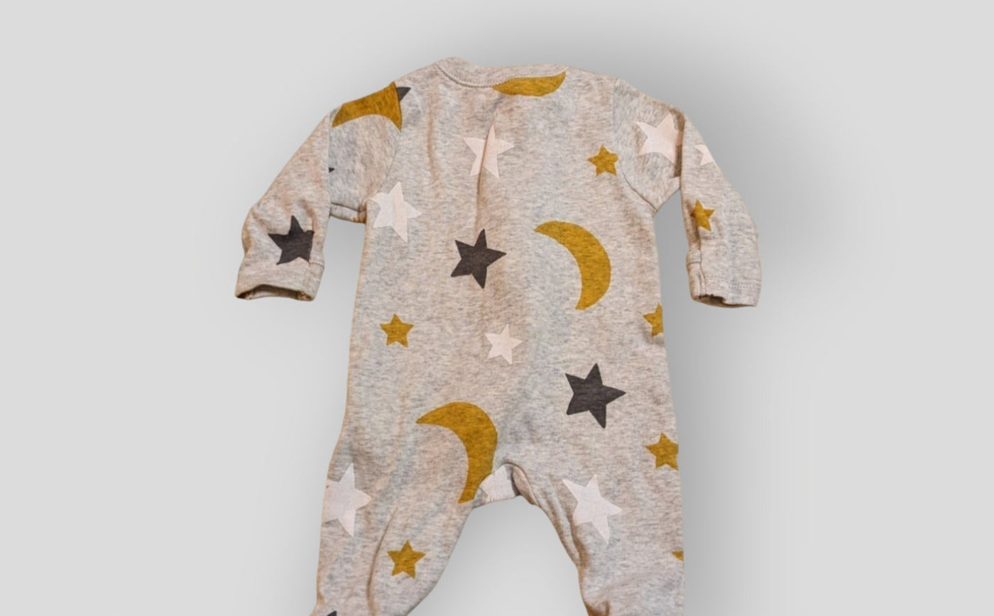 Old Navy Grey Star Sleeper (NB)