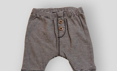 Carter's Grey and white striped pants (NB)