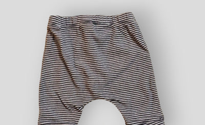 Carter's Grey and white striped pants (NB)