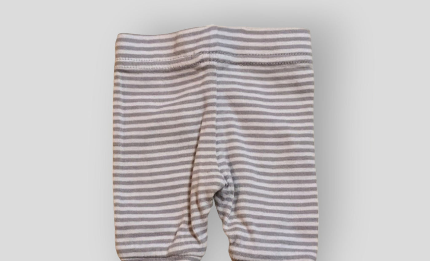 Carter's Brown Striped Pants (NB)