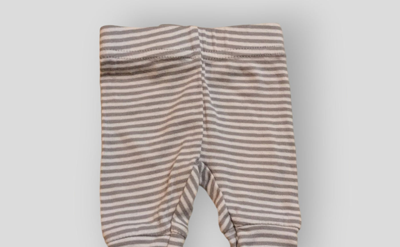 Carter's Brown Striped Pants (NB)