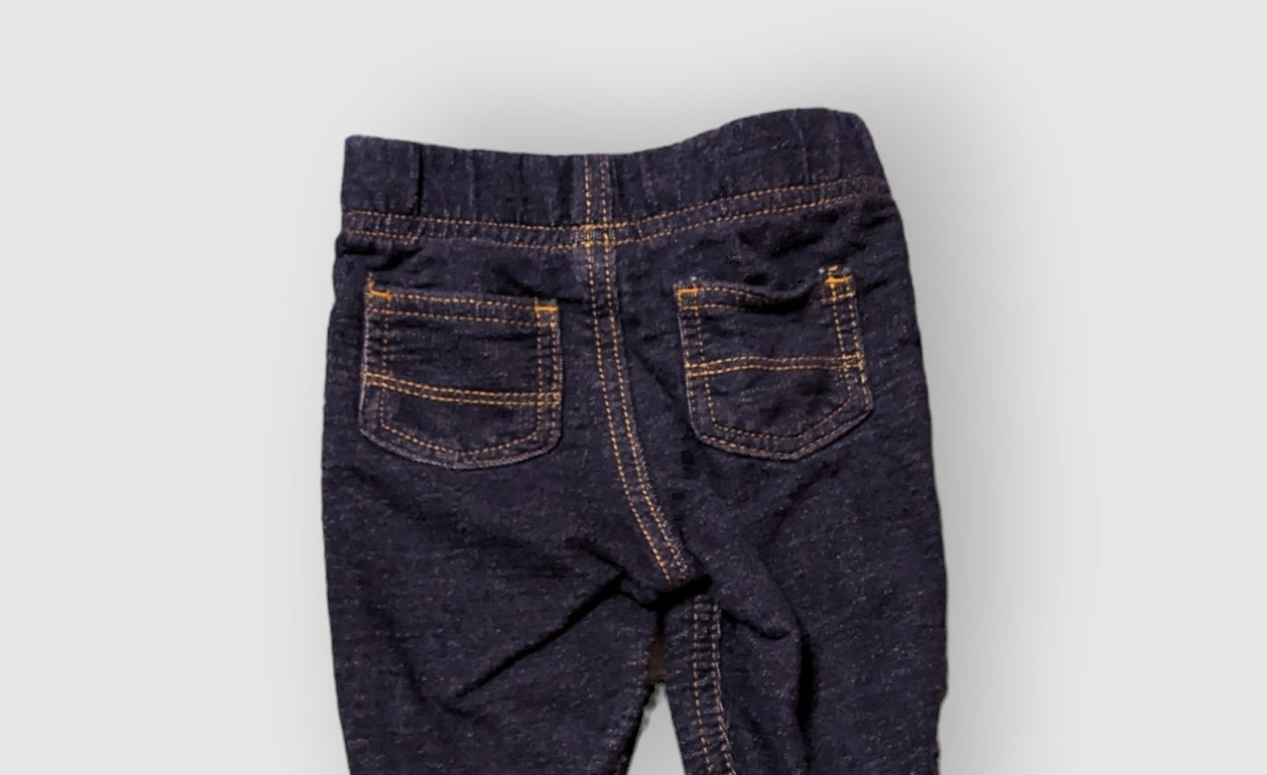 Carter's Blue Jean Stretchy Pants (3M)