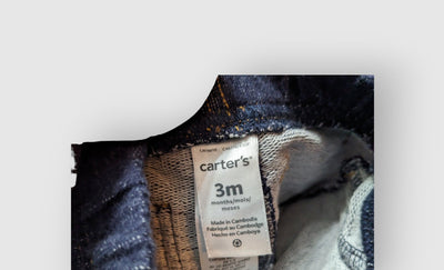 Carter's Blue Jean Stretchy Pants (3M)