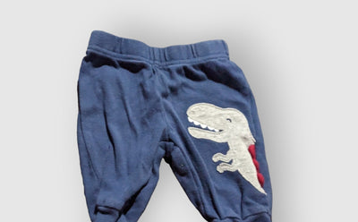 Just One You Blue Stretchy Dinosaur Pants (3M)