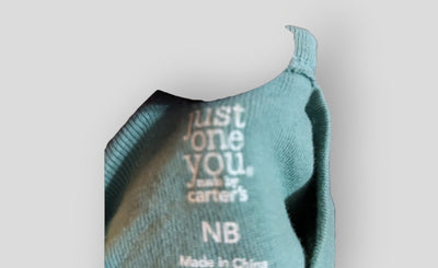 Just One You Teal Polka Dot Onesie (NB)