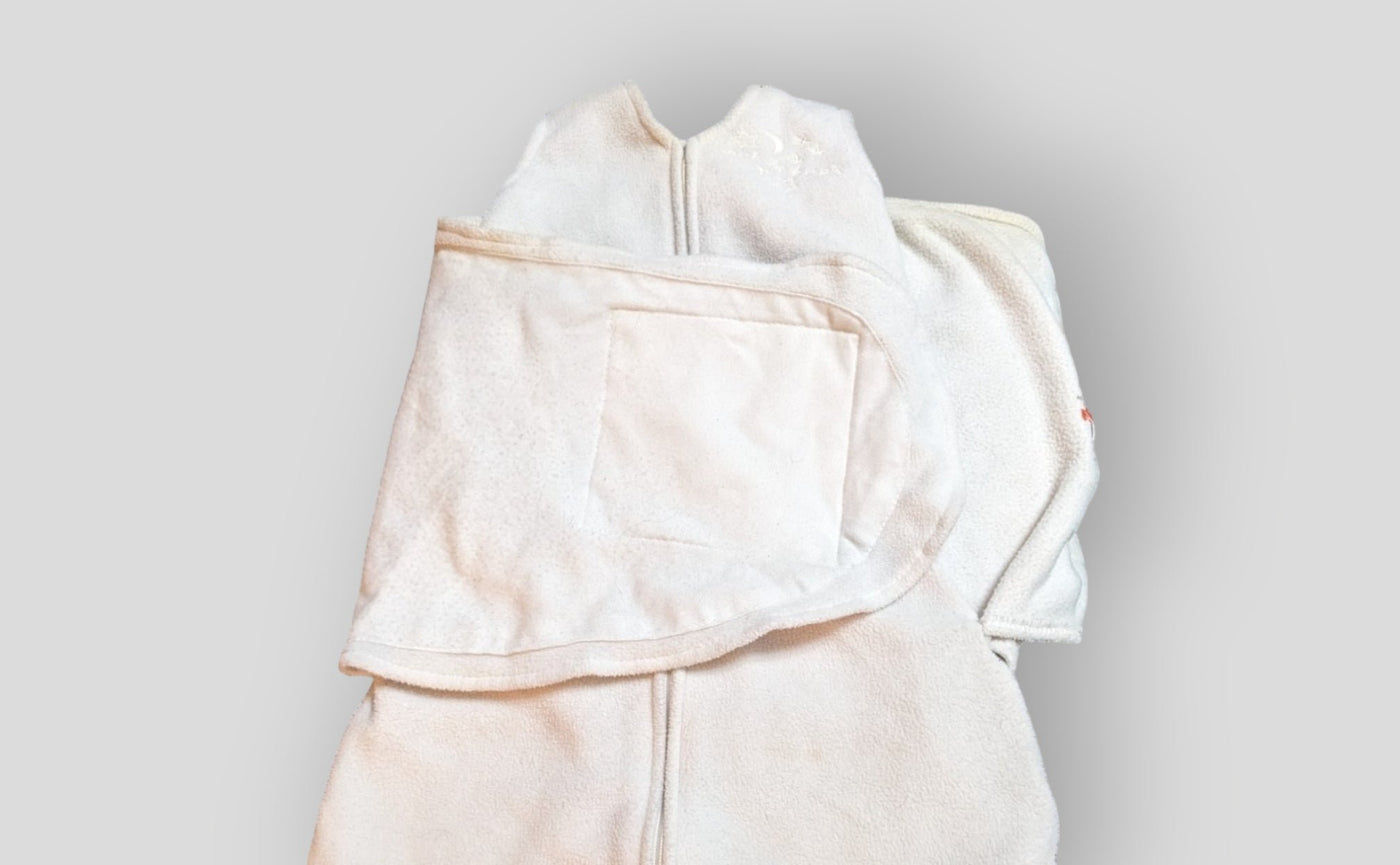 Halo White "Vanity" Swaddle Wrap (NB)