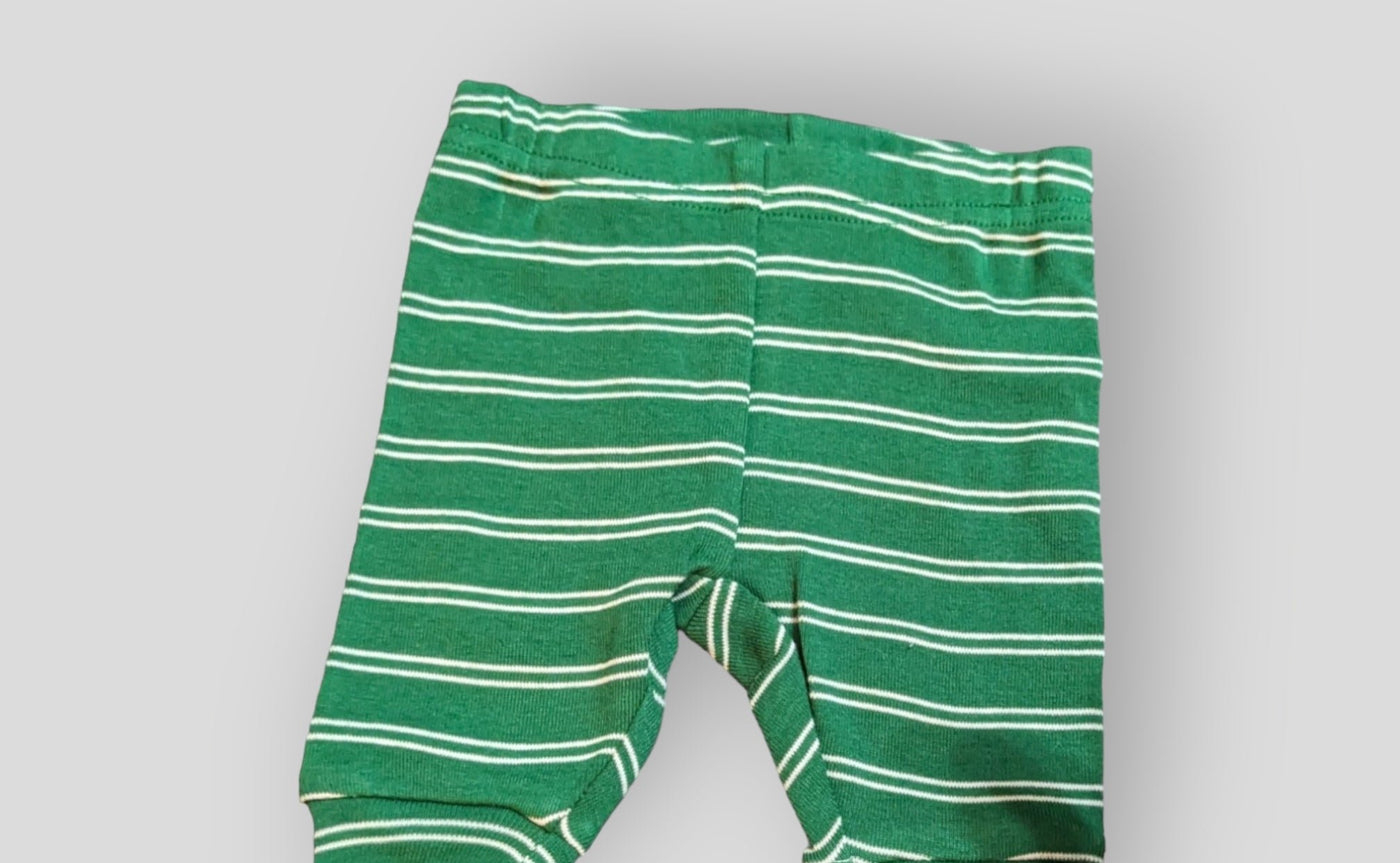 Just One You Green Reindeer Pants (NB)