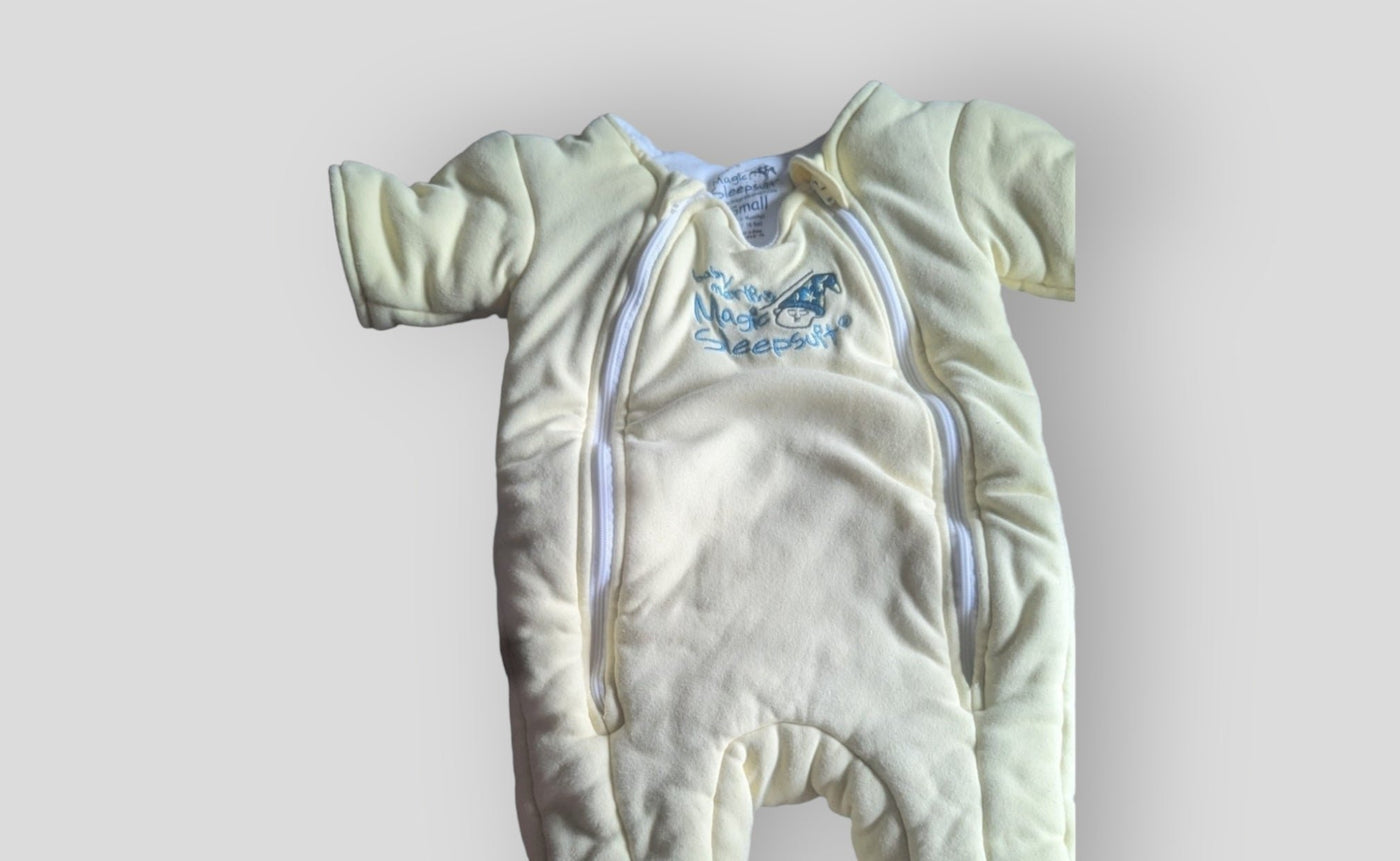 Yellow Baby Merlin Magic Sleep Suit (3-6M)