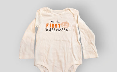 Carter's White "My First Halloween" Onesie (24M)